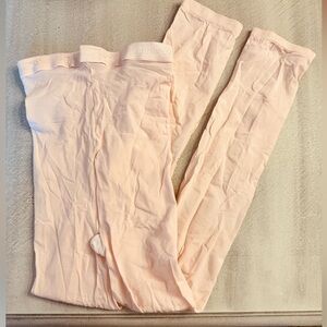 Capezio Blush Dancewear Footless Tights Pink Adult Extra Long
